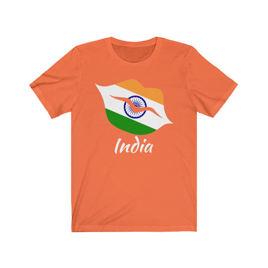 India Lips Flag Premium Tee 2 - Unisex