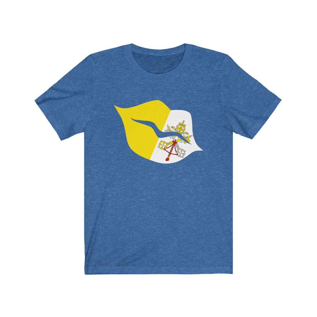 Holy See Lips Flag Premium Tee - Unisex