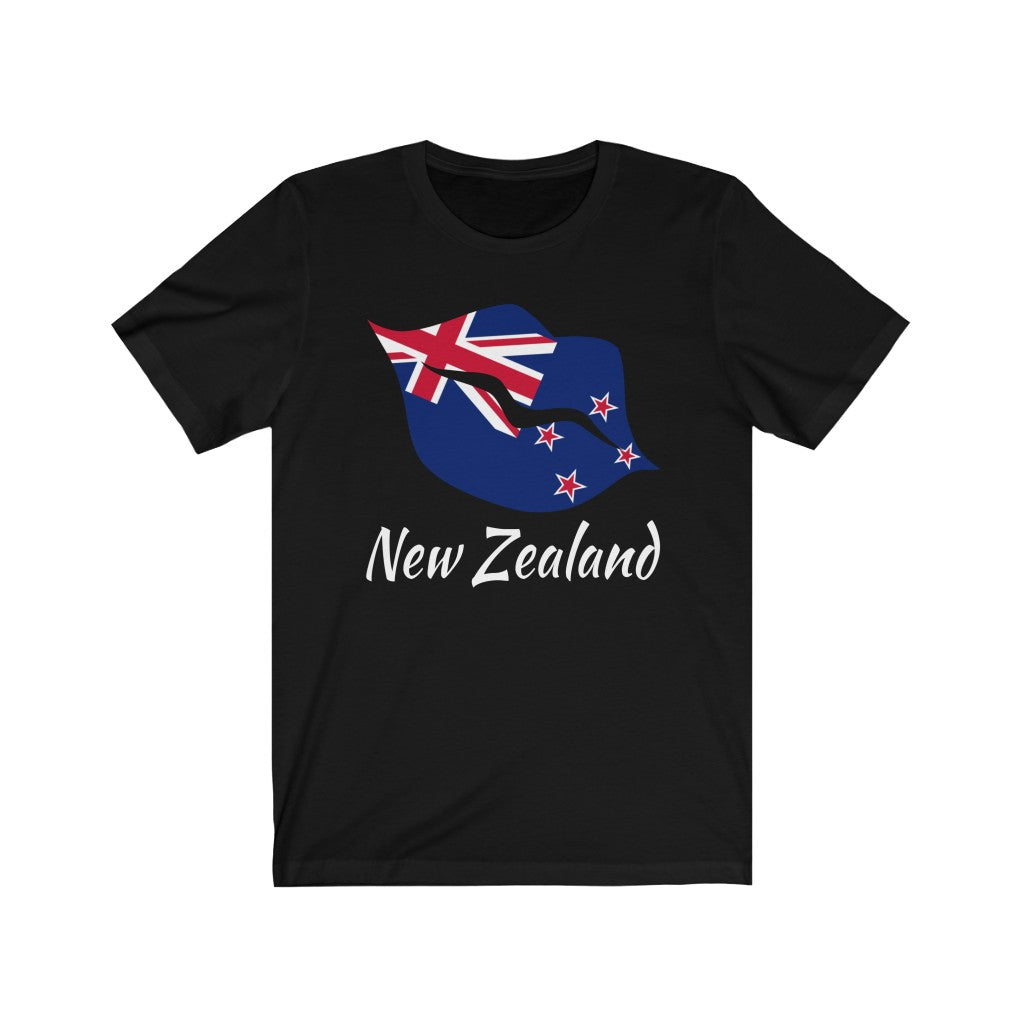 New Zealand Lips Flag Premium Tee 2 - Unisex