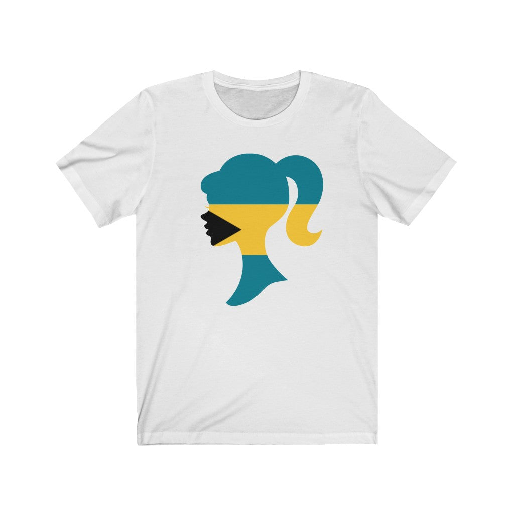 Bahamas Girl Flag Premium Tee - Unisex