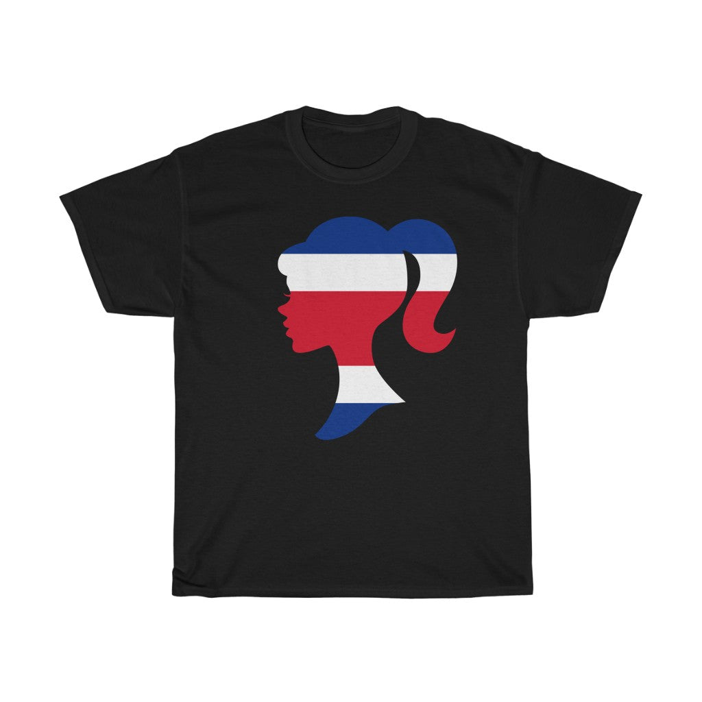 Costa Rica Girl Flag Standard Tee - Unisex