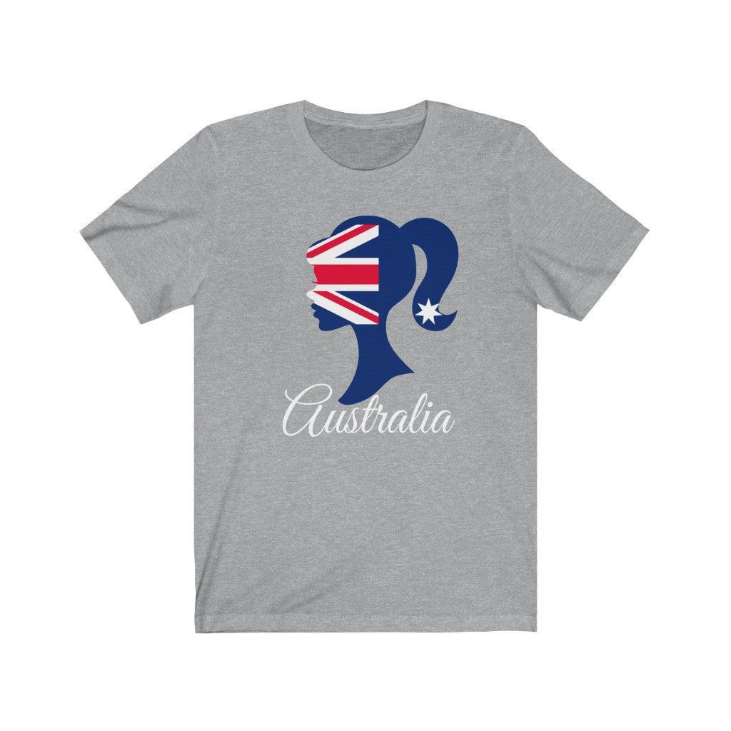 Australia Girl Flag Premium Tee 2 - Unisex
