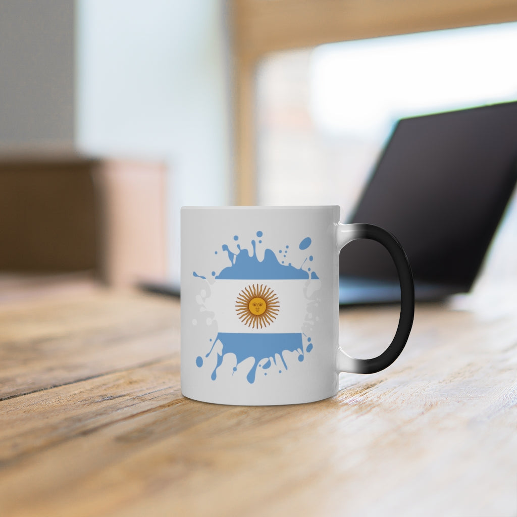 Argentina Splat Color Changing Mug