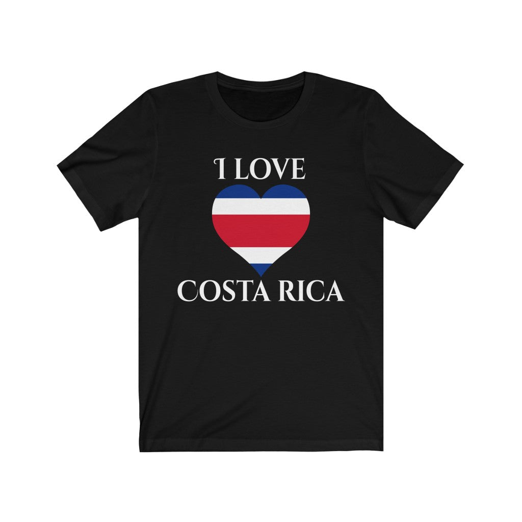 Costa Rica Heart Flag Premium Tee 2 - Unisex