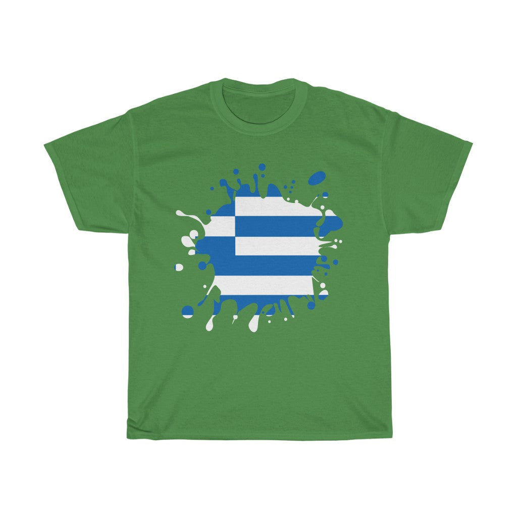 Greece Splat Flag Standard Tee - Unisex