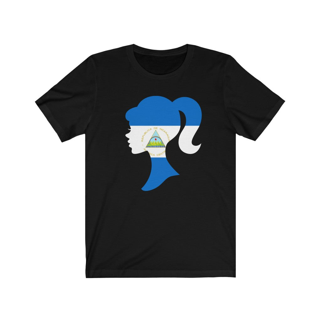 Nicaragua Girl Flag Premium Tee - Unisex