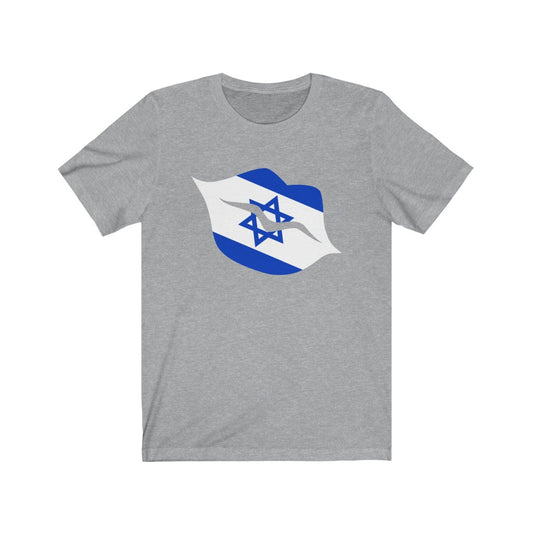 Israel Lips Flag Premium Tee - Unisex