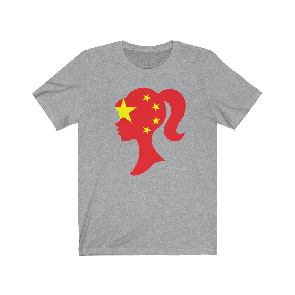 China Girl Flag Premium Tee - Unise