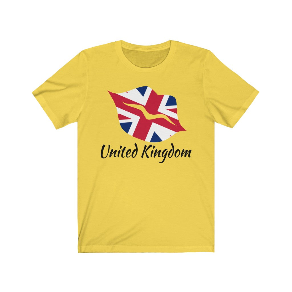 United Kingdom Lips Flag Premium Tee 1 - Unisex