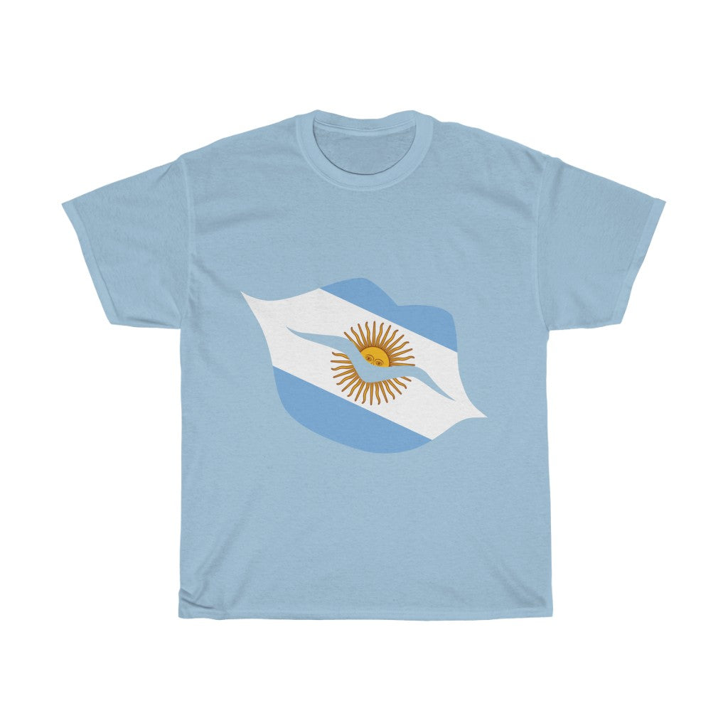 Argentina Lips Flag Standard Tee - Unisex