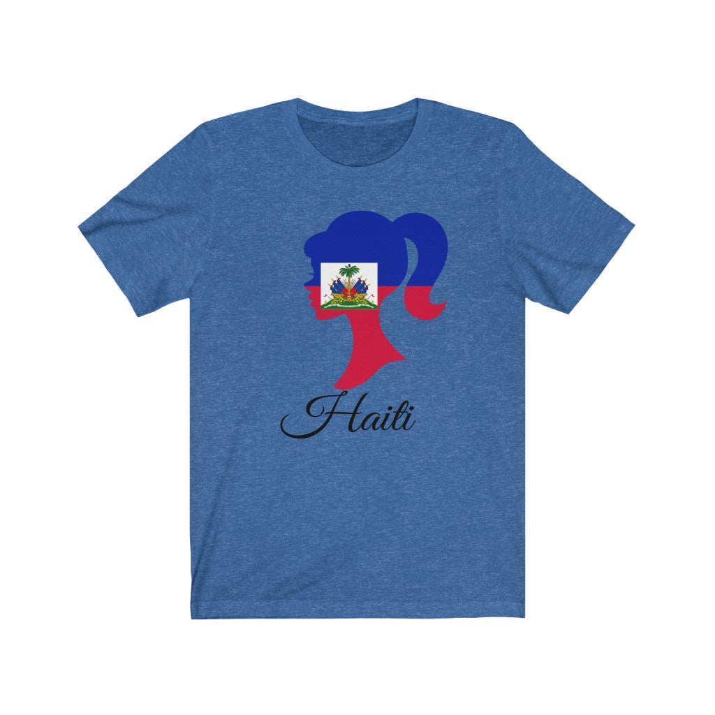 Haiti Girl Flag Premium Tee 1 - Unisex