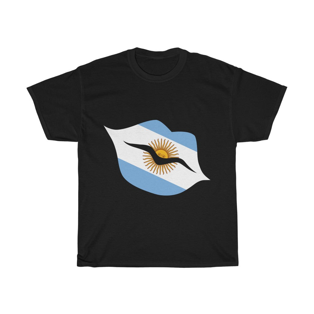 Argentina Lips Flag Standard Tee - Unisex