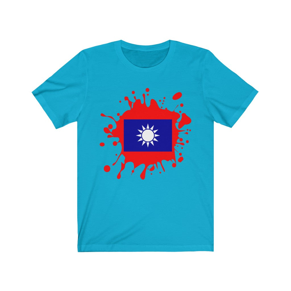 Republic of China (Taiwan) Splat Flag Premium Tee - Unisex