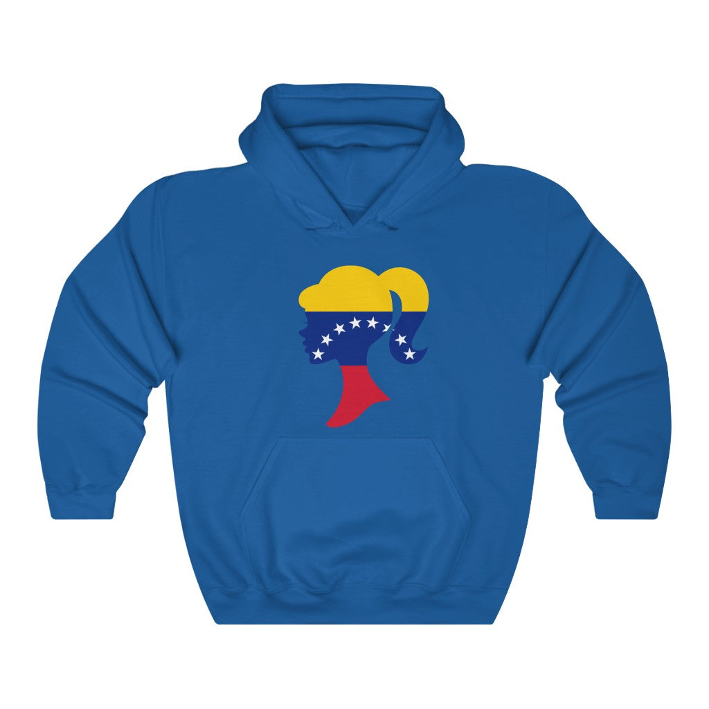 Venezuela Girl Flag Hoodie Sweatshirt - Unisex