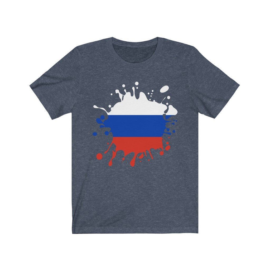 Russia Splat Flag Premium Tee - Unisex