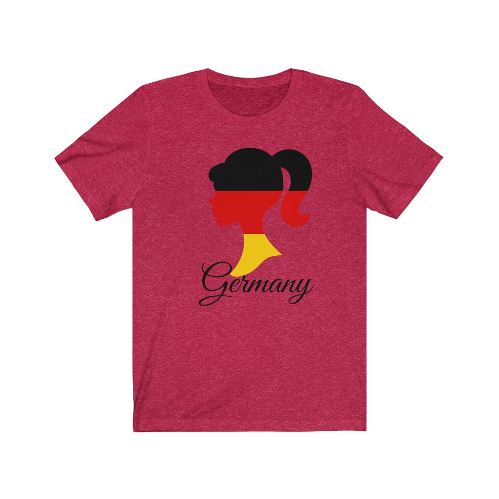Germany Girl Flag Premium Tee 1 - Unisex