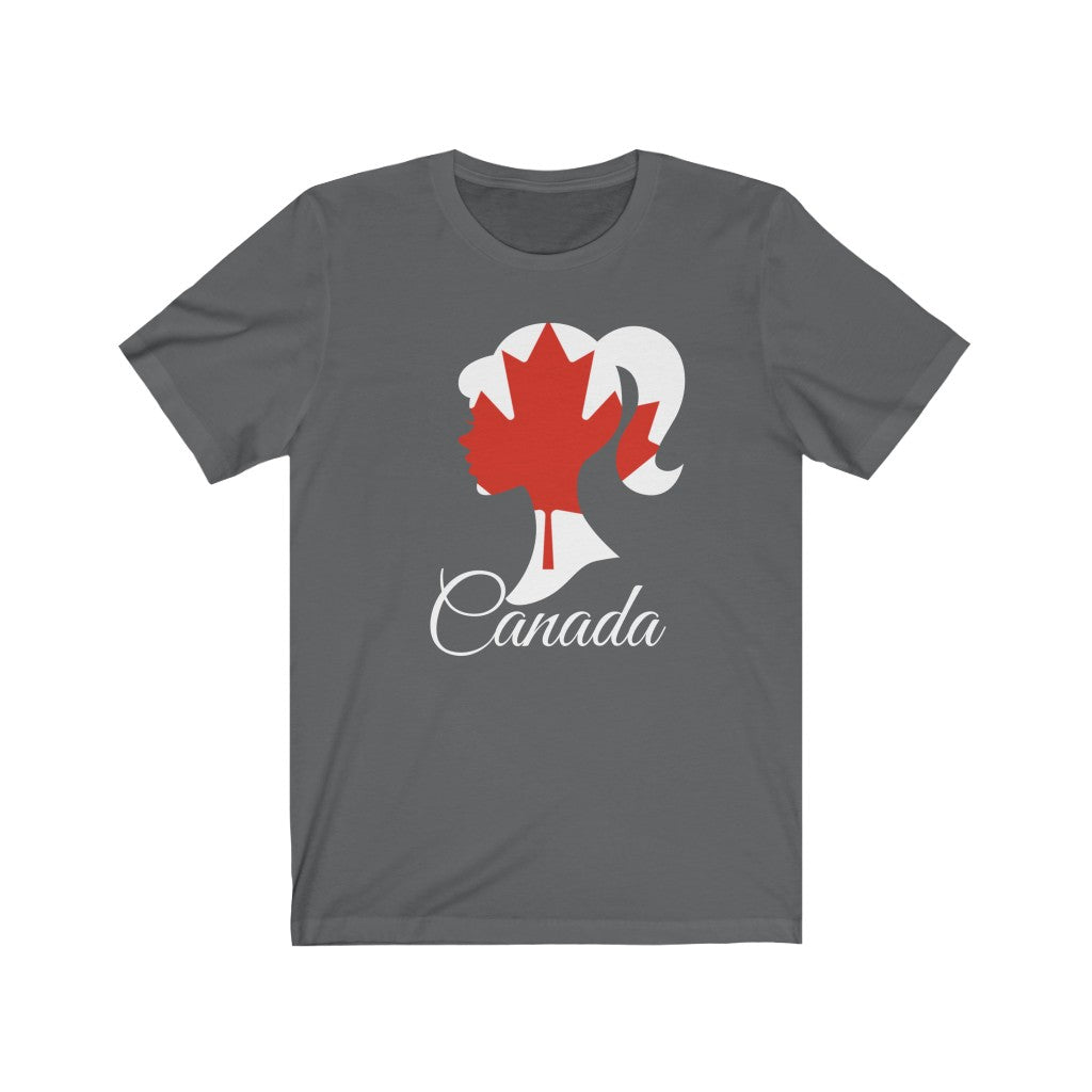 Canada Girl Flag Premium Tee 2 - Unisex