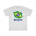 Brazil (Beijos) Lips Flag Standard Tee 1c - Unisex