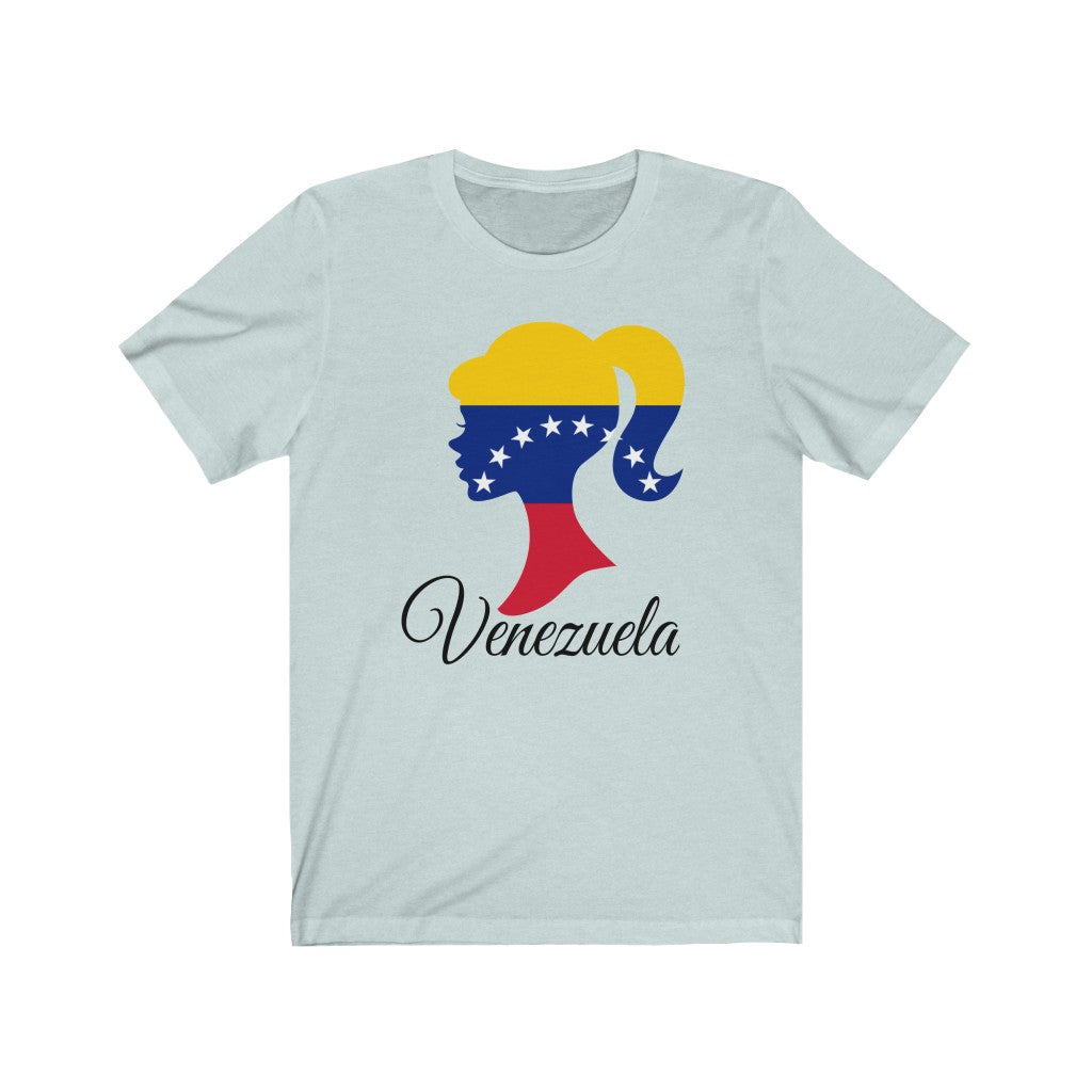 Venezuela Girl Flag Premium Tee 1 - Unisex
