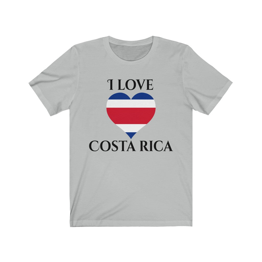 Costa Rica Heart Flag Premium Tee 1 - Unisex