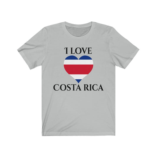 Costa Rica Heart Flag Premium Tee 1 - Unisex
