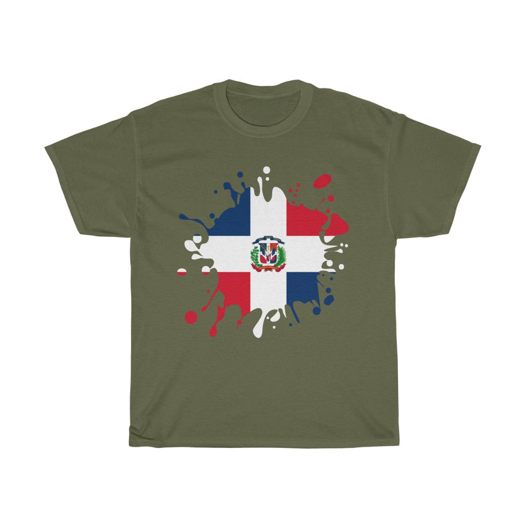 Dominican Republic Splat Flag Standard Tee - Unisex