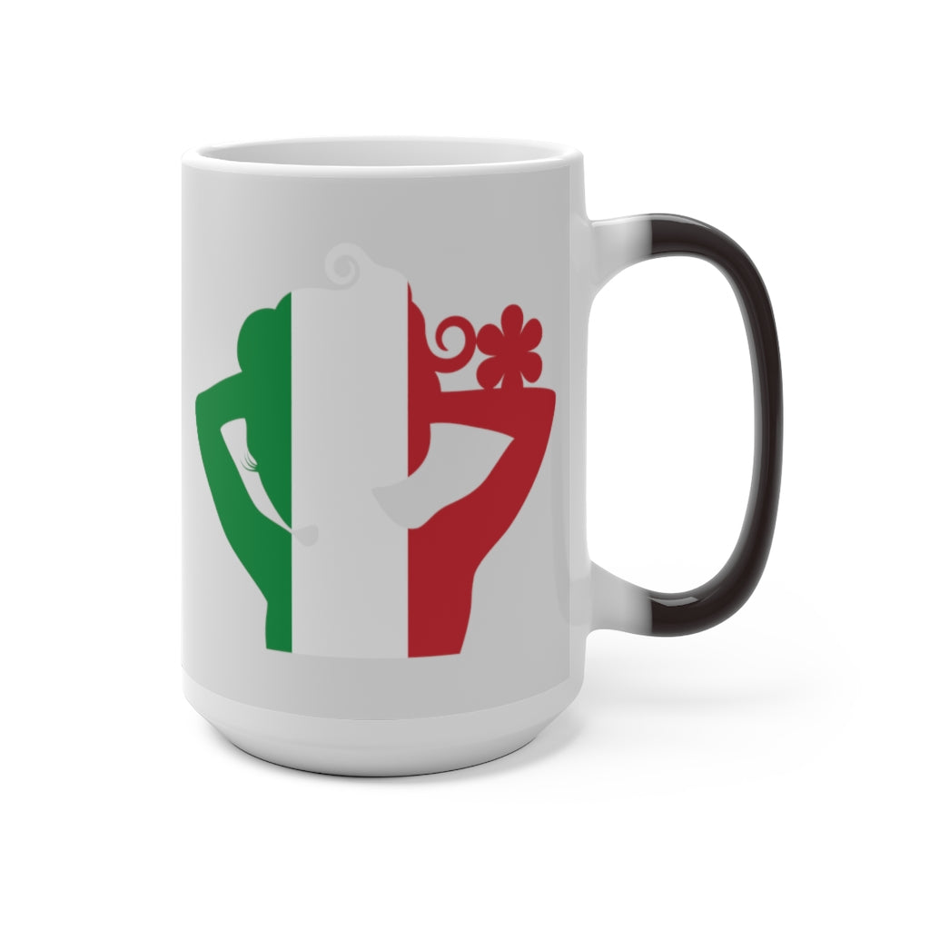 Italy Lady Color Changing Mug