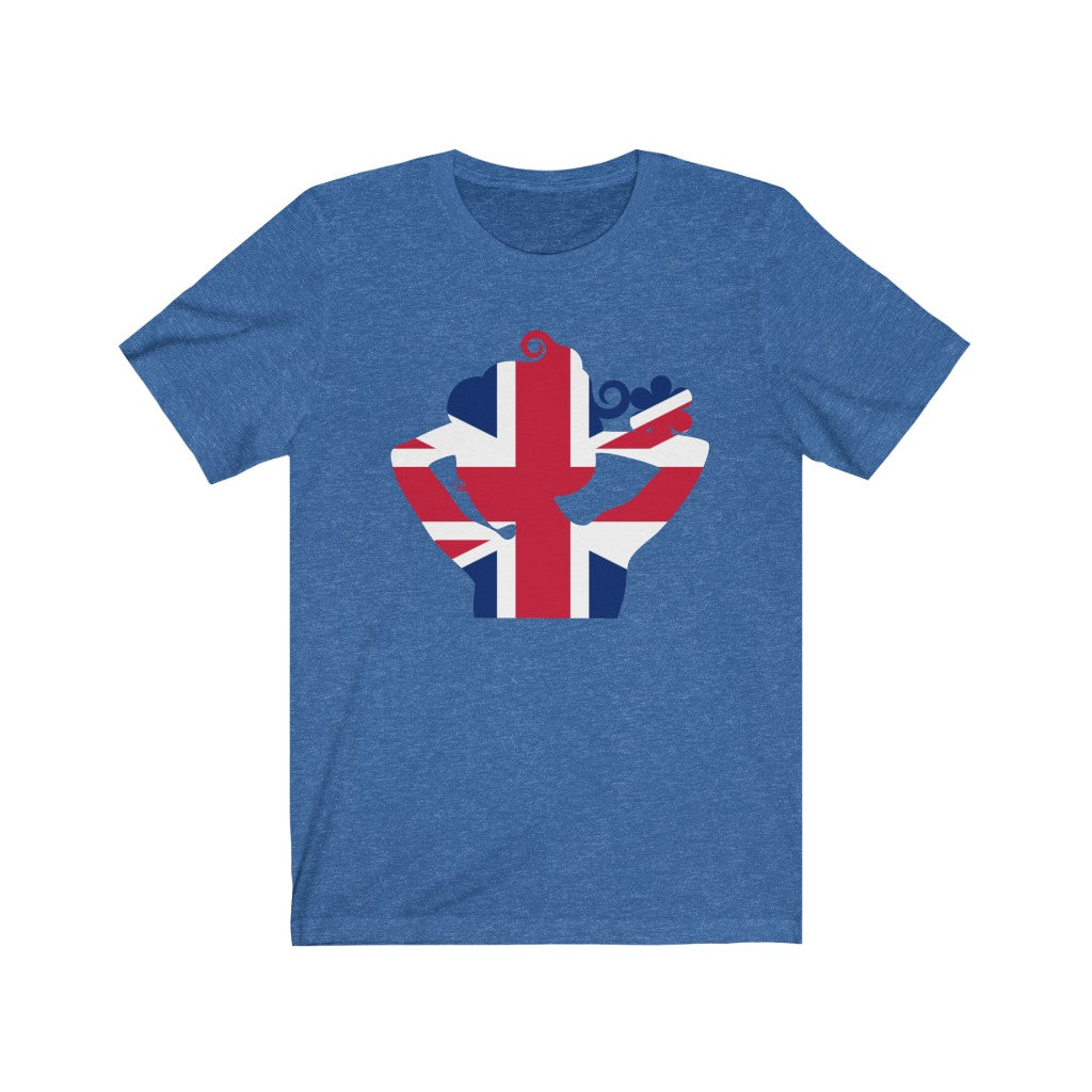 United Kingdom Lady Flag Premium Tee - Unisex