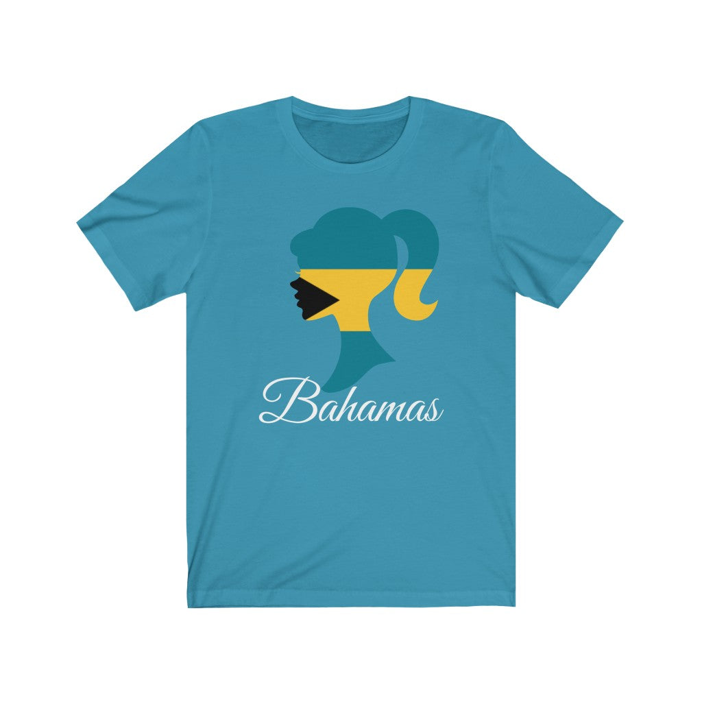 Bahamas Girl Flag Premium Tee 2 - Unisex