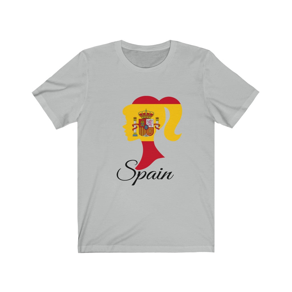 Spain Girl Flag Premium Tee 1 - Unisex