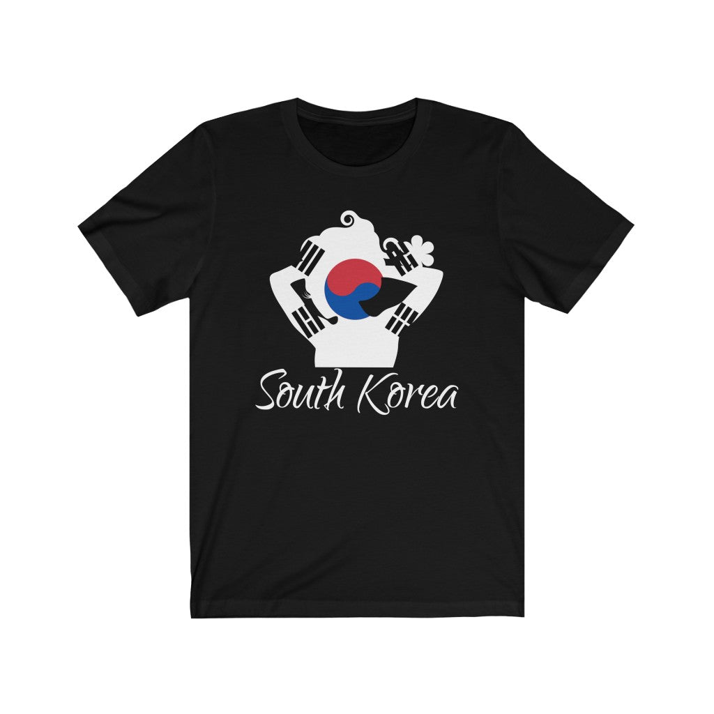 South Korea Lady Flag Premium Tee 2 - Unisex