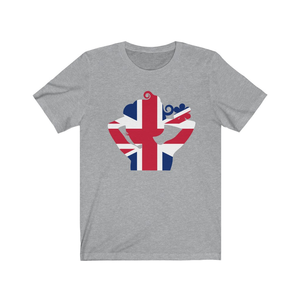 United Kingdom Lady Flag Premium Tee - Unisex