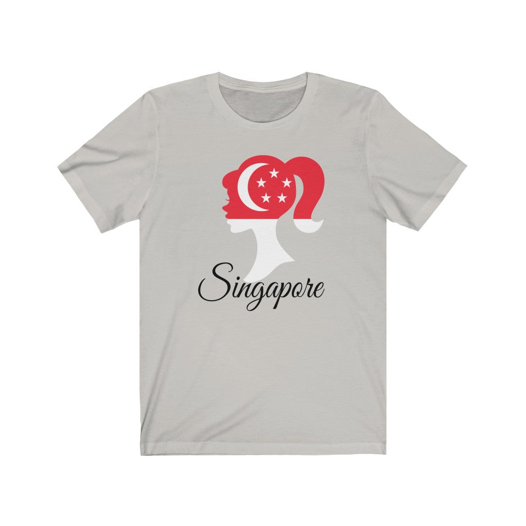 Singapore Girl Flag Premium Tee 1 - Unisex