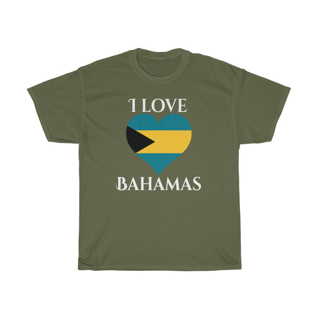 Bahamas Heart Flag Standard Tee 2 - Unisex