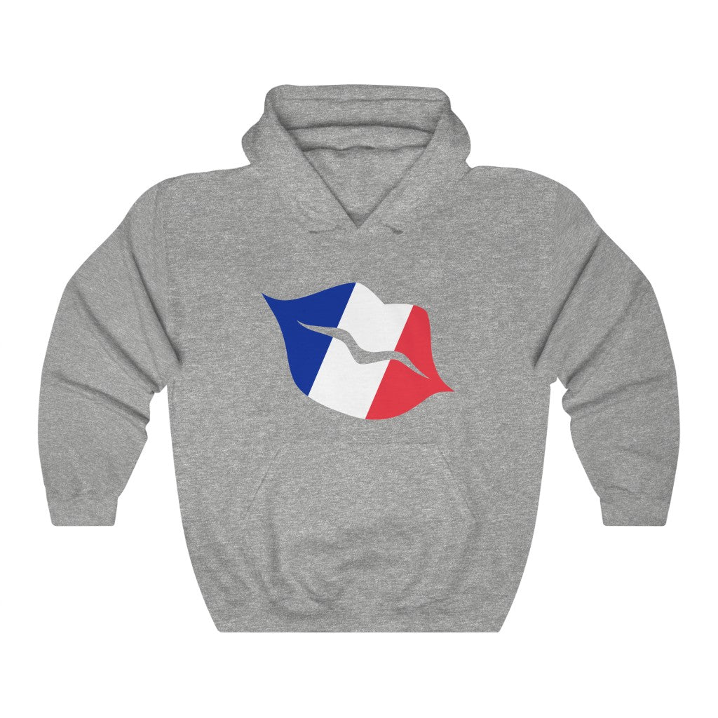 France Lips Flag Hoodie Sweatshirt - Unisex