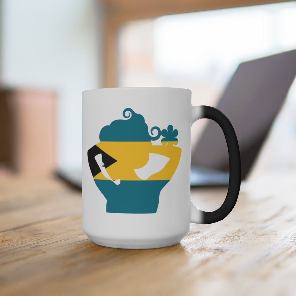 Bahamas Lady Color Changing Mug