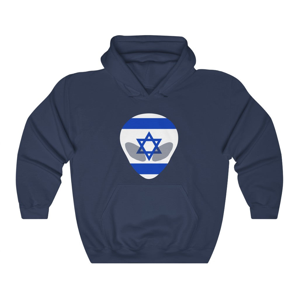 Israel Alien Flag Hoodie Sweatshirt - Unisex