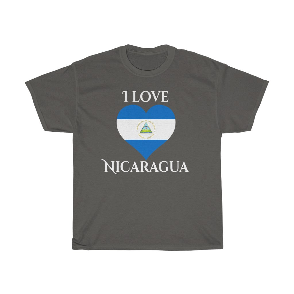 Nicaragua Heart Flag Standard Tee 2 - Unisex