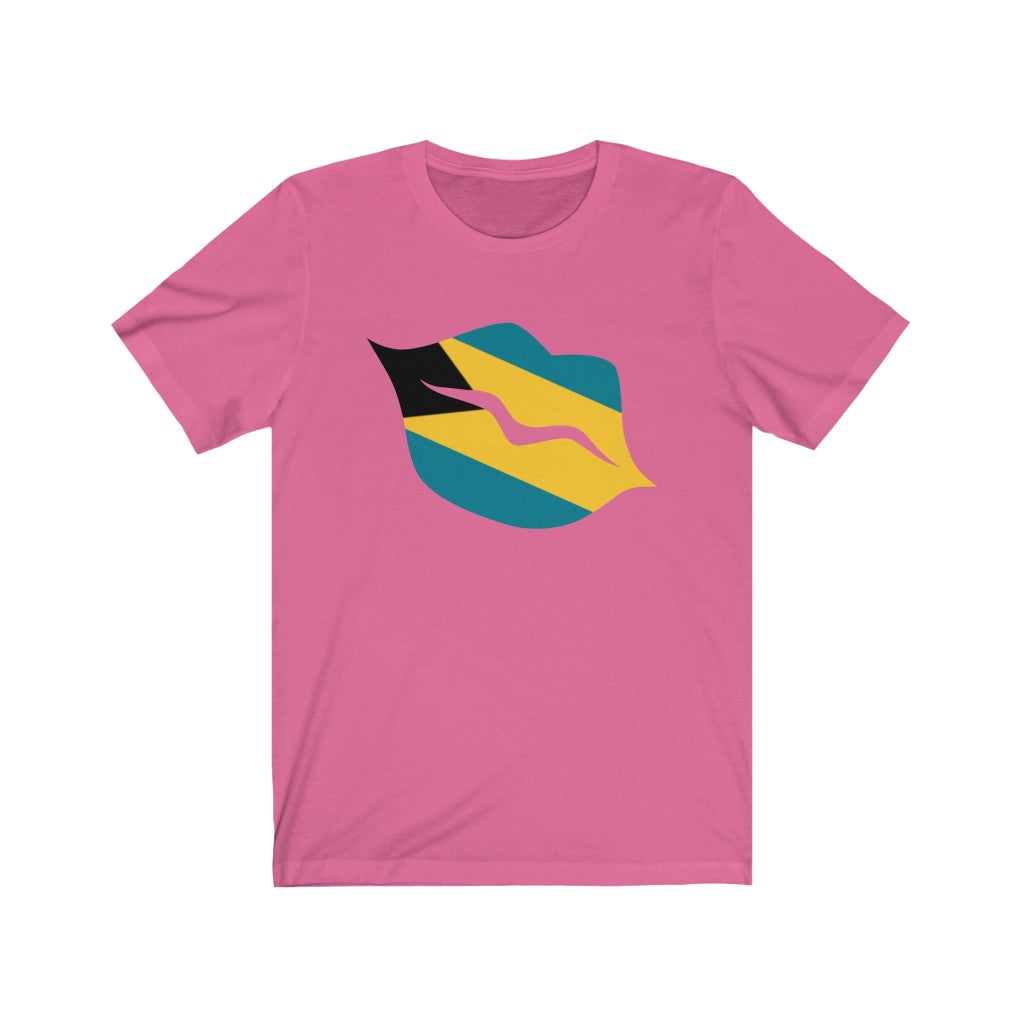 Bahamas Lips Flag Premium Tee - Unisex