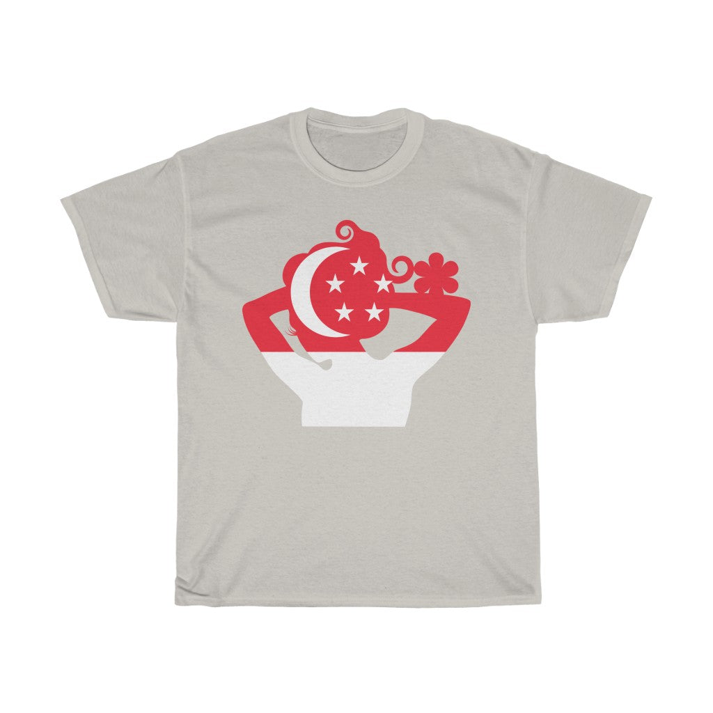 Singapore Lady Flag Standard Tee - Unisex
