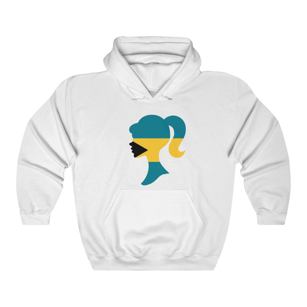 Bahamas Girl Flag Hoodie Sweatshirt - Unisex