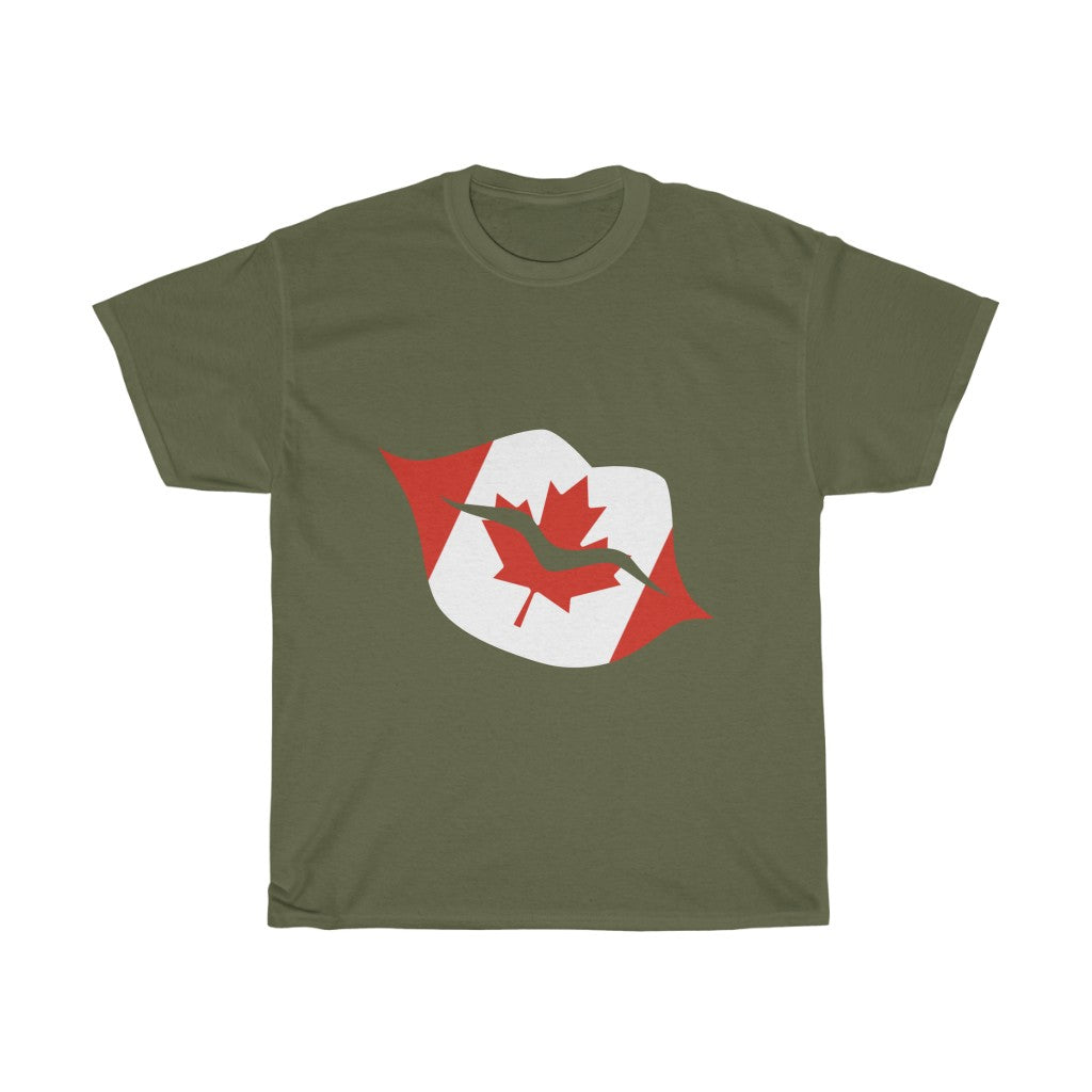 Canada Lips Flag Standard Tee - Unisex