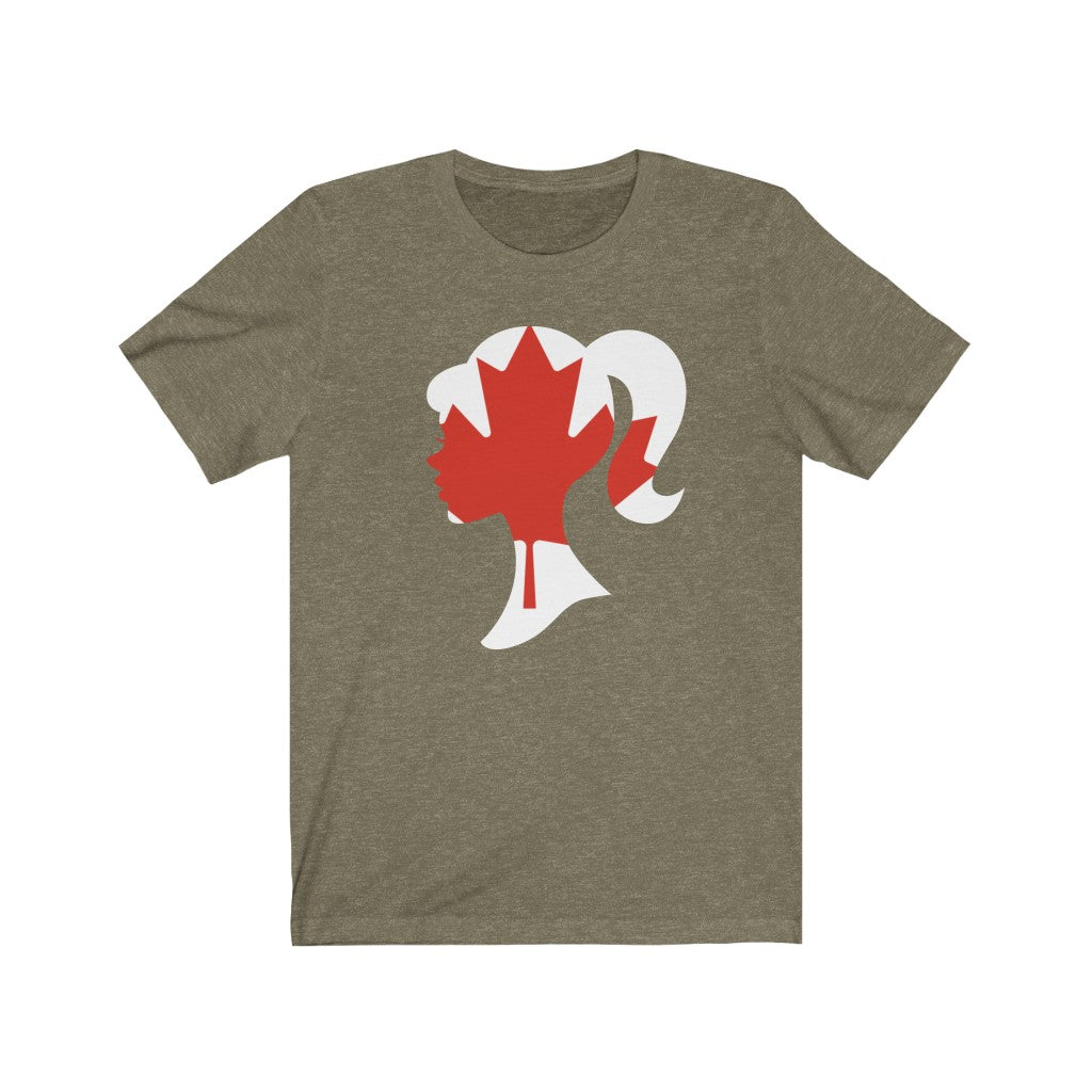 Canada Girl Flag Premium Tee - Unisex