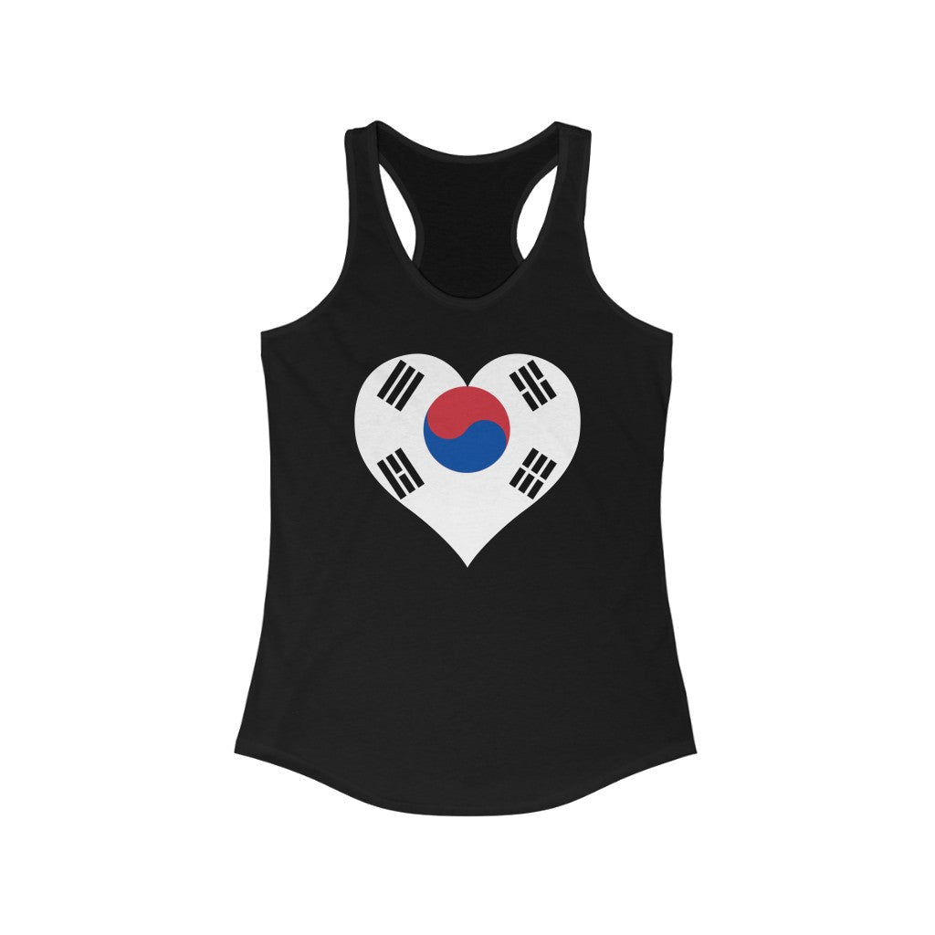 South Korea Heart Flag Tank - Women