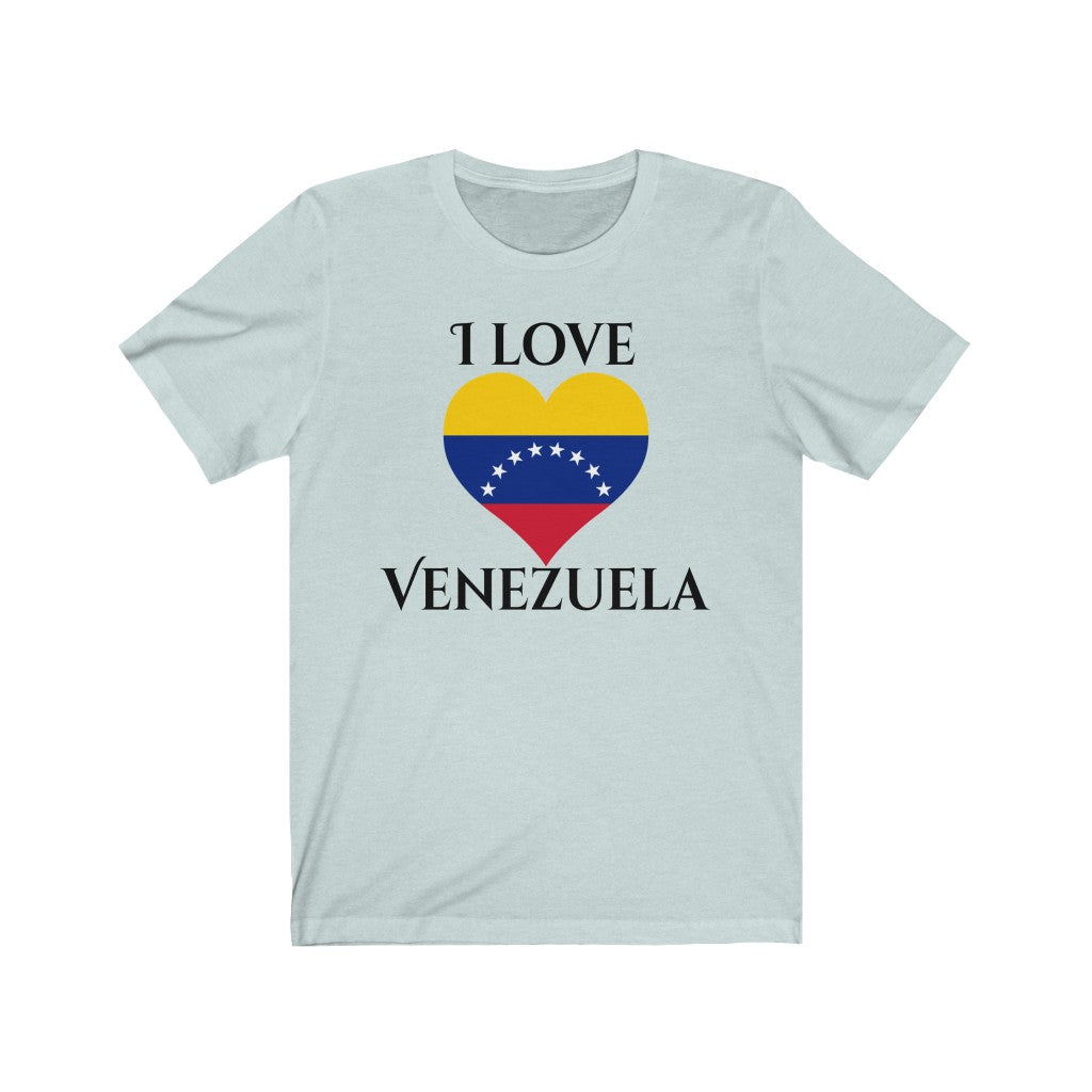 Venezuela Heart Flag Premium Tee 1 - Unisex