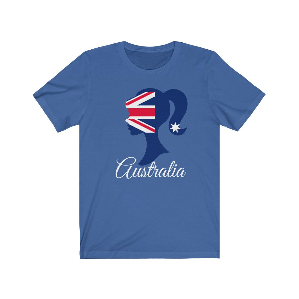 Australia Girl Flag Premium Tee 2 - Unisex