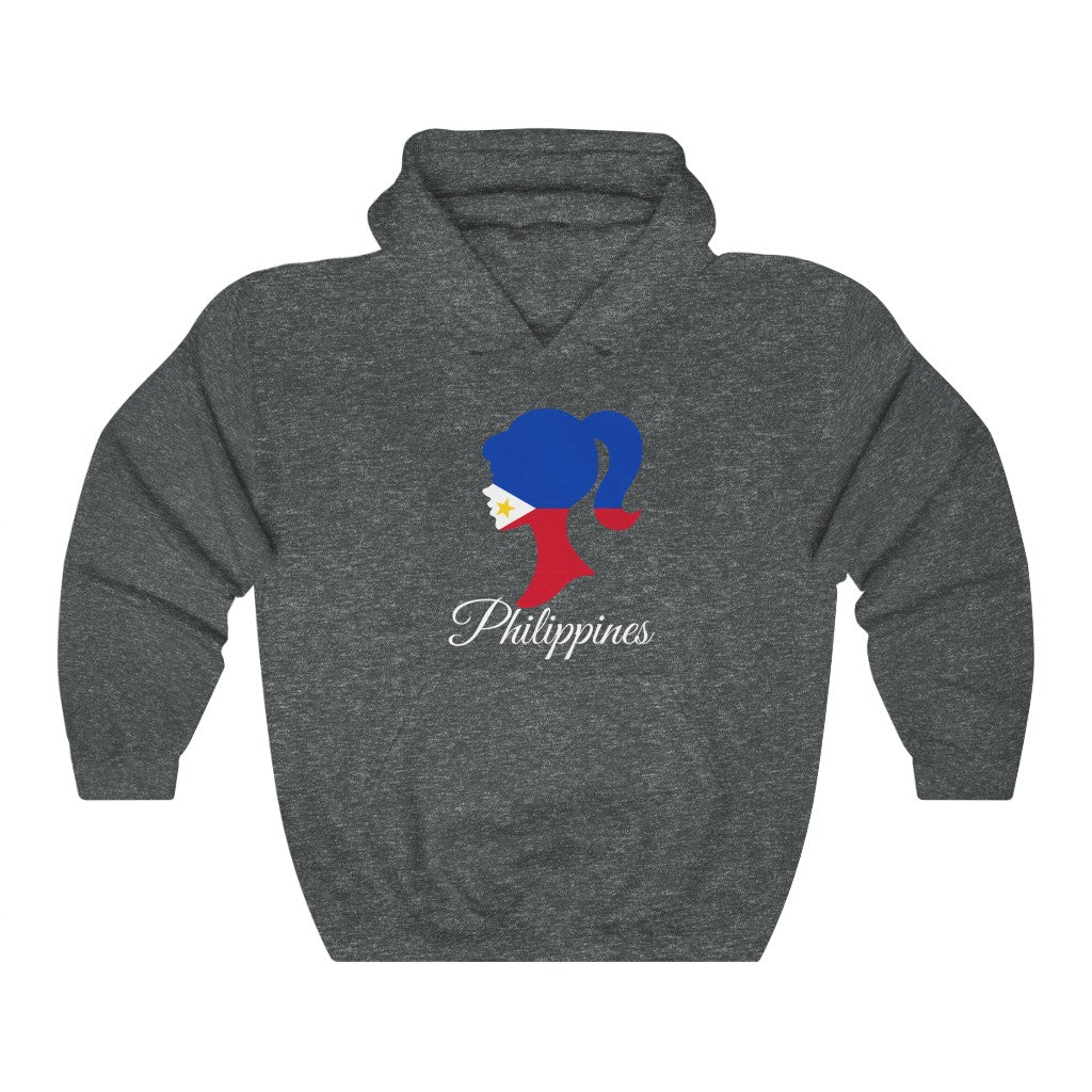 Philippines Girl Flag Hoodie Sweatshirt 2 - Unisex