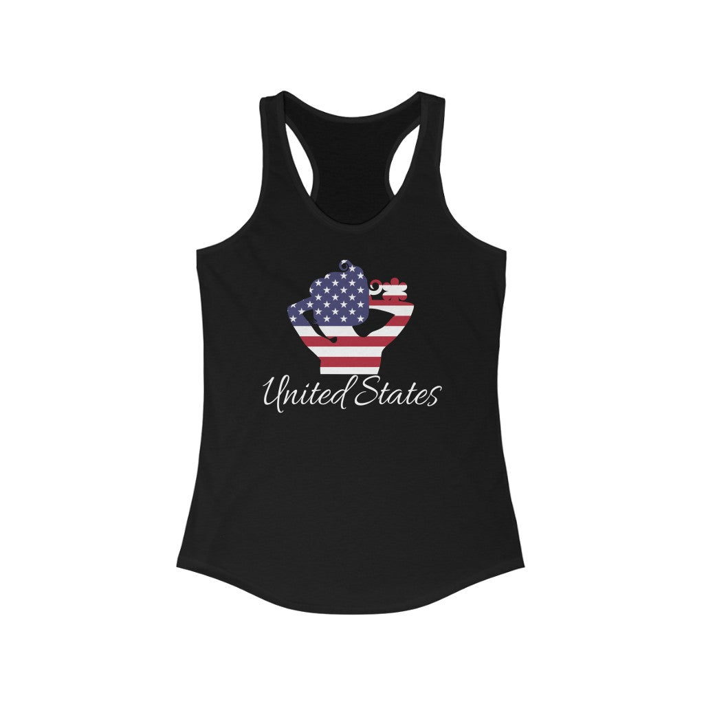 United States of America Lady Flag Tank 2 - Women