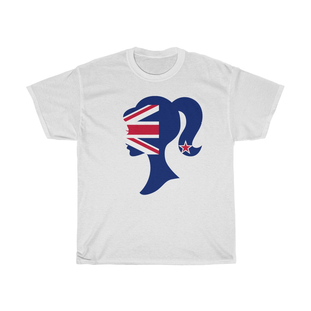 New Zealand Girl Flag Standard Tee - Unisex