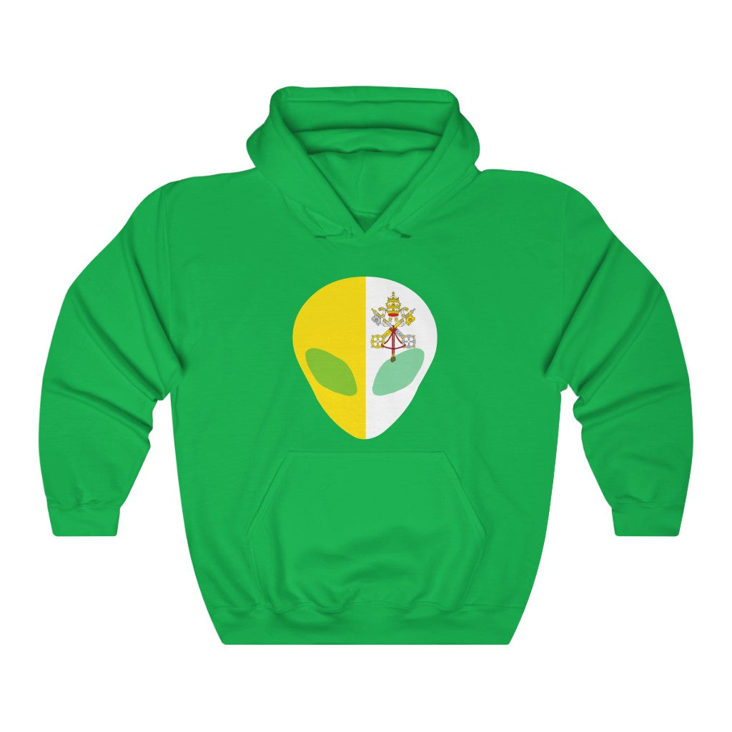 Holy See Alien Flag Hoodie Sweatshirt - Unisex